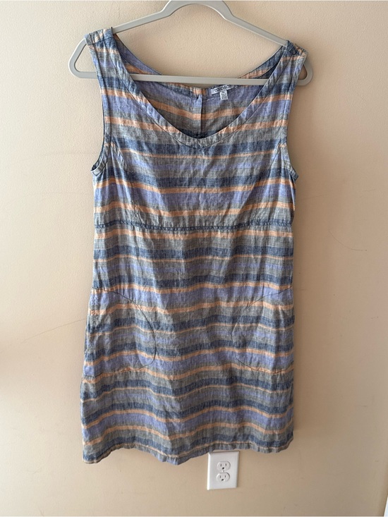 Toad&Co Dresses & Skirts - Toad&Co Striped Linen Linette Dress size M